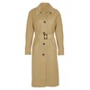 Tankaneo Womens Trench Coats Single Breasted Long Windproof Overcoat with