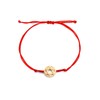 FineryGal Gold Star of David Bracelet for Women Girls Red