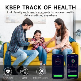 CHAMPOWER Smart Ring, Sleep Tracking Wearable, Heart Rate, Fitness Tracker, for Men/Women, Gold, Size 8