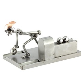 Steelman24 I Nuts and bolts sculpture Bowling I Handmade ornaments I Made in Germany I I Metal figurine