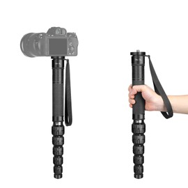 TONYBOO TA-7L 68.5 inch Monopod for Camera, Aluminum Monopod with 6-Section Height Portable Compact Lightweight, Max Load 40 lbs,Camera Stand Walking Stick for Photography DSLR Canon Nikon Sony