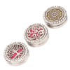0.9in Diffuser Face Cover Clips Hollow Stainless Steel Magnetic Aromatherapy