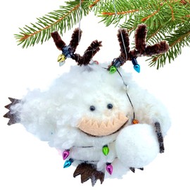 Abominable Snowman Ornament for Christmas Tree