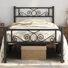 Yaheetech Twin XL Bed Frames Metal Platform Bed with Headboard