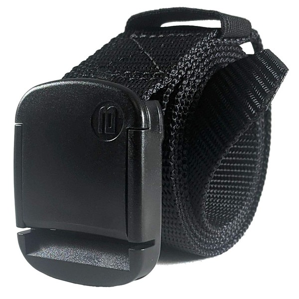1.25 Inch Nylon Web Belt with Adjustable Buckle, Unisex (XXX-Large,