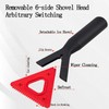 DE Anderqueen 42" Car Snow Brush & Ice Scraper Red