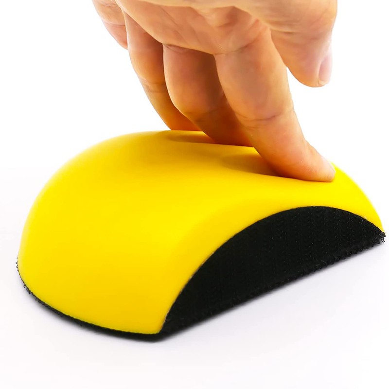 Bopfimer 5 Inch Hand Sanding Block for Hook & Loop