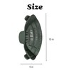 MOSOLE Clip On Flexible Silicone Strainer for All Pots and
