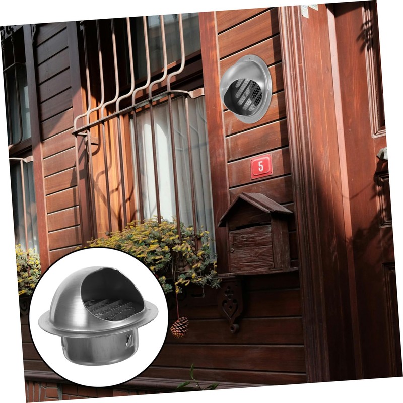 SHINEOFI Stainless Steel Exhaust Vent Cover Round Exterior Vent Cap