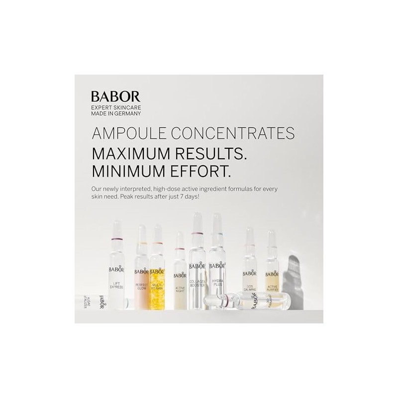 BABOR Algae Vitalizer, Ampollas para el rostro, Con extracto de