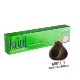 KÜÜL - Color System Tinte Permanente para Cabello Tono 7.11 90 ml, con Aceite de Coco, Filtro UV y Colágeno, Prolonga Intensidad del Color, Aporta Hidratación, Brillo y Sedosidad, Coloración Cabello