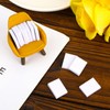 100pcs Blank Miniature Books, 1:12 Scale Mini Dollhouse Book Ornaments,