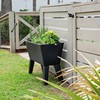 Step2 Tremont Raised Planter, Large Planters for Outdoor Plants, Gardening