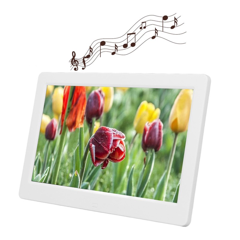 10 Inch Digital Picture Frame HD Intelligent Remote Control Video