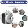 Condenser Fan AC Motor YZF10-20,Input Power 55W Output Power 10W