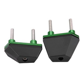 Bediffer 1 Pair Falling Crash Pad Motorcycle Frame Slider Falling Crash Pad Protector Compatible with Z800 Z1000 Z750 (Green)