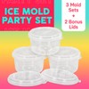 3 Pack Shaved Ice Molds for Hawaiian Shaved Ice with