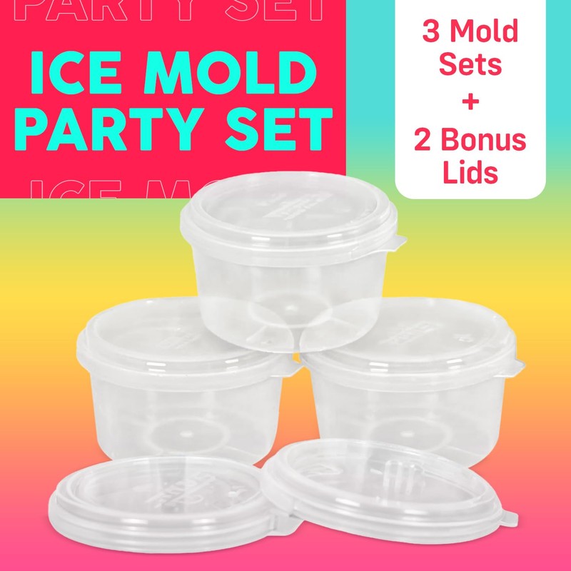 3 Pack Shaved Ice Molds for Hawaiian Shaved Ice with