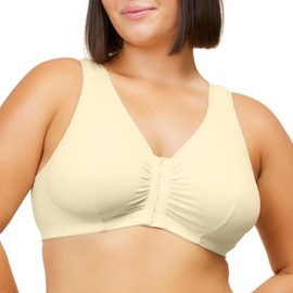 Leading Lady Meryl Cotton Front-Closure Comfort & Sleep Bra - Comfy Cotton Sleep and Leisure Bras For Women.