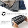 CHARM 100% Organic Cotton Beanie - Soft Chemo Hat Tight