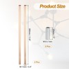 PATIKIL Threaded Extension Rod, 2 Sets 12" M10 x 1mm