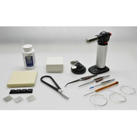 Jewelry Soldering Kit Tools and Supplies to Make & Repair Jewelry Solder Set (3RBA)