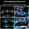 Uniclife Strip Coral Plant Ornament Glowing Effect Silicone Artificial Decoration
