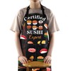 JNIAP Sushi Chef Apron Sushi Gifts For Sushi Lovers Sushi
