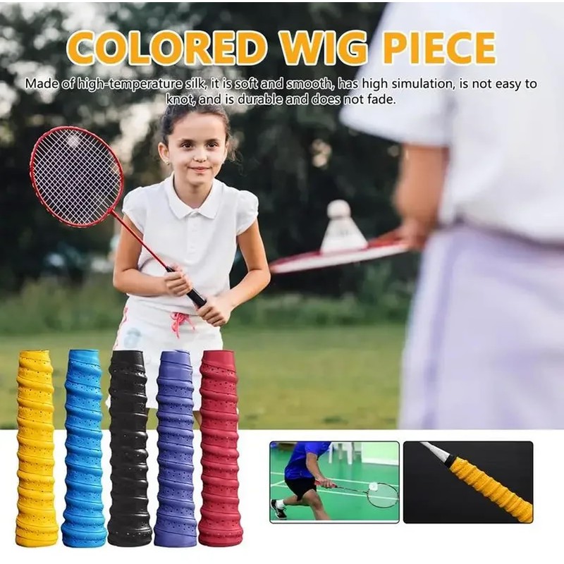 DAJING Badminton Racket Grip - 5 Pack Overgrip Tape, Anti-Slip,
