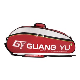 Professional Badminton Racket Bag 4-6 Pack Racquet Handbag Waterproof Tennis Racquetball Battledore Sport Duffel Large Capacity Gym Equipment Bag Portable Shoulder Tote Bag with Handle
