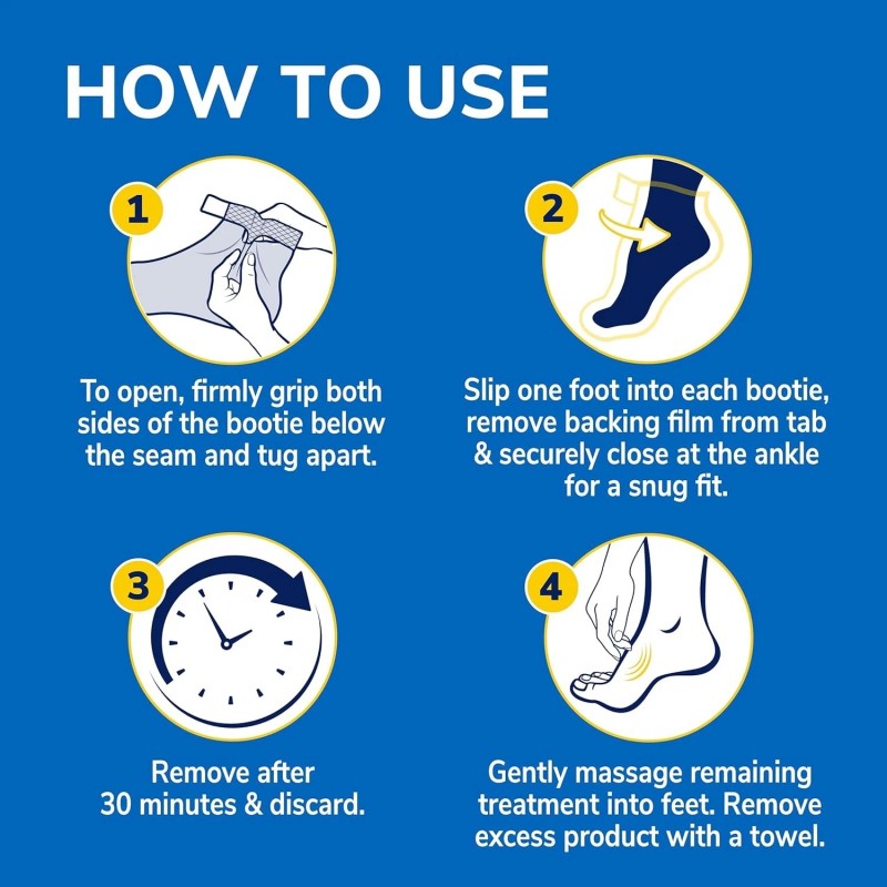 Dr. Scholl's Dry, Cracked Skin, Ultra Hydrating Foot Mask, 3