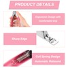 Nail Clipper, Pink Stainless Steel False Nail Clipper, Nail Trimmer