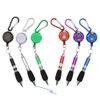 3-in-1 Handy Retractable Badge Reel Pen Belt Clip Keychain Carabinerm