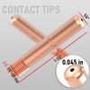 YESWELDER MIG Welding Gun Kit .045" Tip-Nozzle-Diffuser-Adapter for Lincoln Magnum