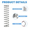 sourcing map 10Pcs Compression Spring, 12mm OD, 0.8mm Wire Size,