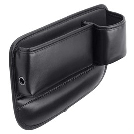 Car Seat Crevice Filler - Vehicle Seat Crevice Organizer,Vehicle Seat Crevice Organizer Leather Storage Box, for Phones Glasses Keys Cards