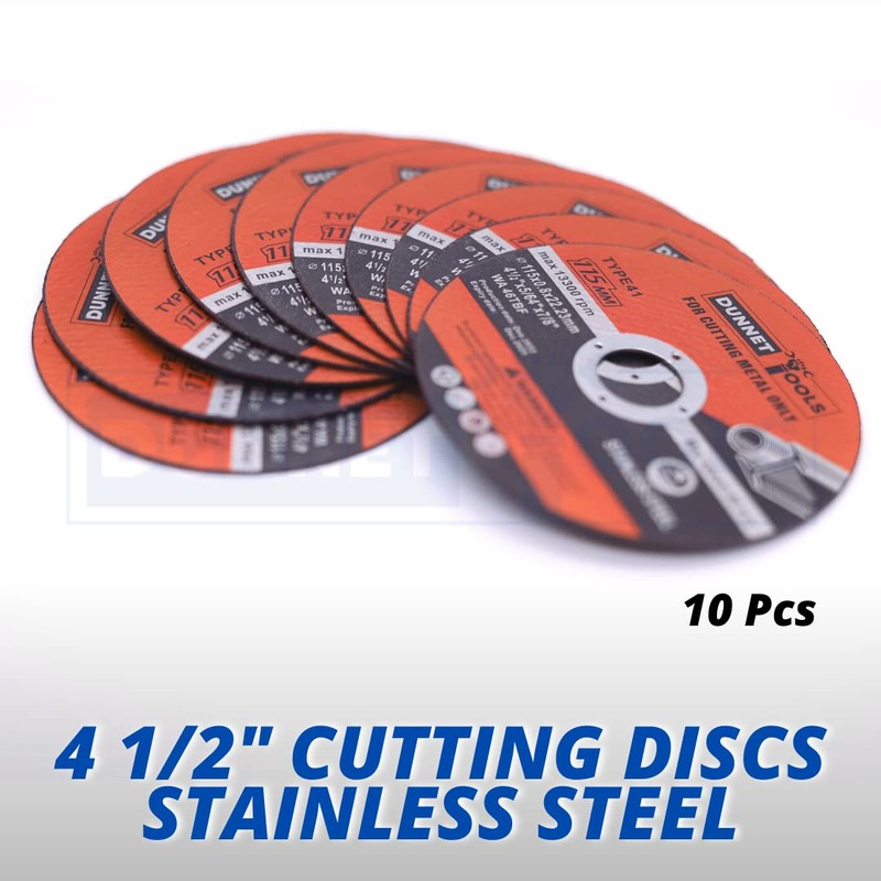 Dunnet Tools 115 X 0.8mm Cutting Disc 10 x 115mm