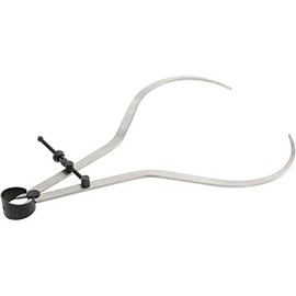 Grizzly G9276 Stainless Stee Length Outside Spring Caliper 10-Inch