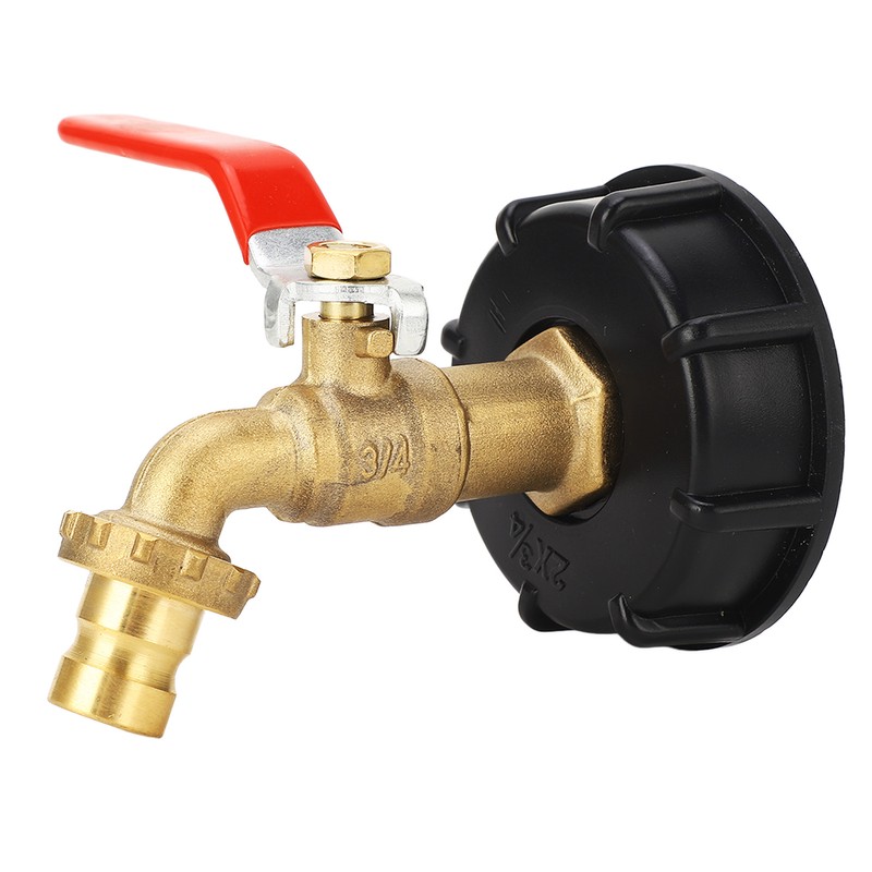 IBC Tote Adapter 3/4in Brass Tote Fitting Coarse Thread 275‑330
