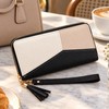 Women's Long Zipper Wallet for Everyday Organization – PU Leather