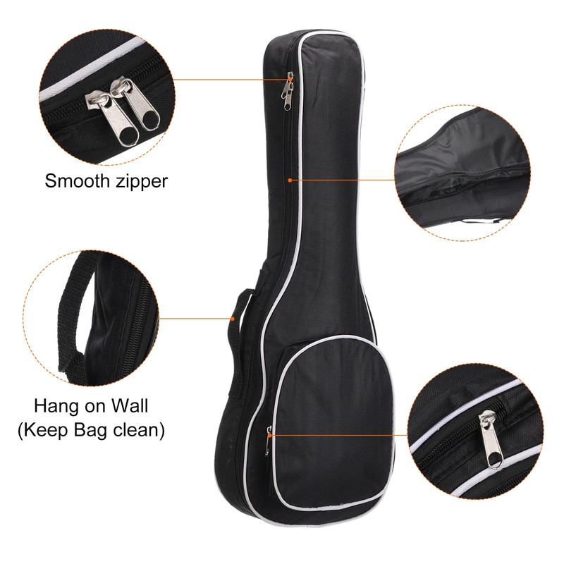 MECCANIXITY Ukulele Case 26 Inch Ukulele Bag Single Shoulder Backpack
