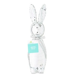 Easter Silver Disco Bunny Tabletop - 16 Inch