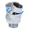Shower Head Swivel Ball Adapter, ZESE 1PCS Adjustable Universal Shower