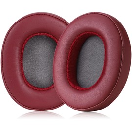 Facmogu Replacement Ear Pads for Skullcandy, Headphones Ear Cushions Covers for Skullcandy Crusher Wireless Crusher Evo Crusher ANC Hesh 3 Venue ANC Headphone, Noise Isolation Ear Cups Cover- Burgundy