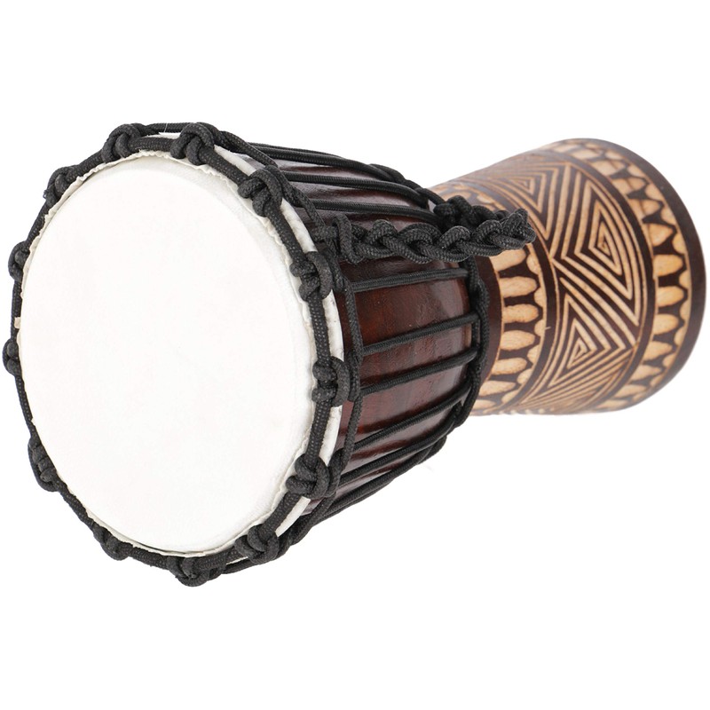 GURU SHOP Wooden Drum Percussion Rhythm Sound Instrument (Djembe) with