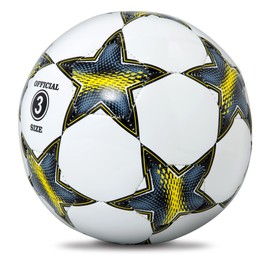 SYNGUCK Soccer Ball 3 Practice Soccer Ball Kids Elementary School Middle School High School College Practice Soccer Ball