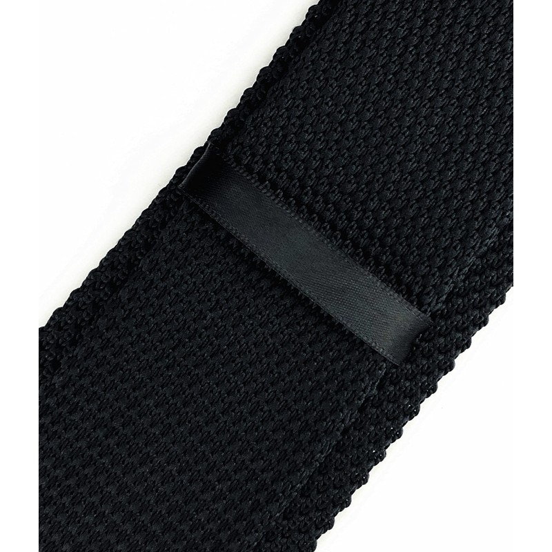 Rossika Men Classic Light Blue Textured Knit Woven Silk Tie