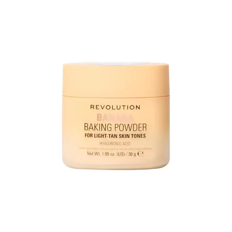 Makeup Revolution Loose Baking Powder, Banana Deep - Verheldert voor