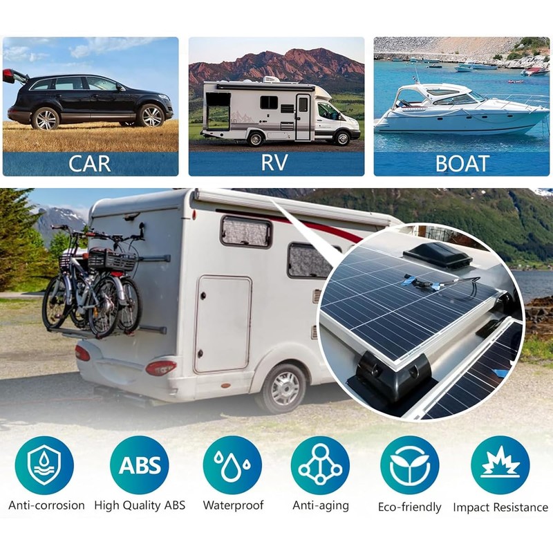 AIMALL 4pcs Solar Photovoltaic Panel Bracket for RV Yacht –