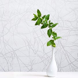 Textured Modern Contemporary Embossed Grayish Off White Cream Vinyl Wallpaper Faux grasscloth Plaster Design Textures 3D